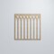 Ekena Millwork Large Cedar Park Decorative Fretwork Wood Wall Panels, Birch, 23 3/8"W x 23 3/8"H x 3/8"T WALW24X24X0375CRPBI - alternate 5